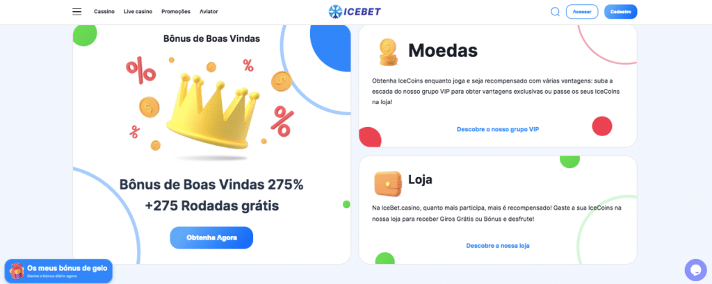 Giros grátis diários